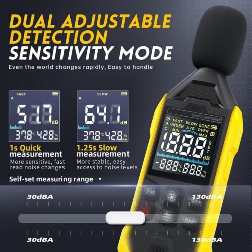 FNIRSI FDM01 Digital Noise Decibel Meter