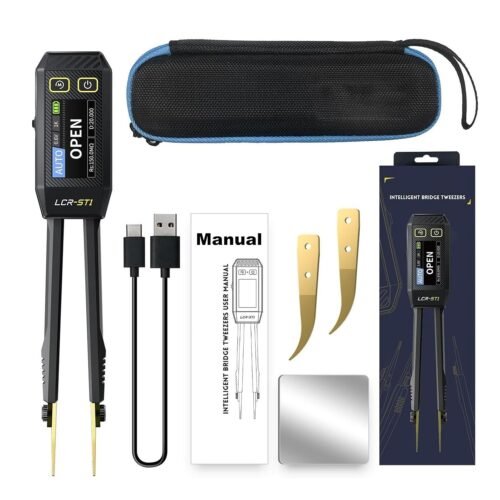 FNIRSI LCR-ST1 Mini Smart Tweezer LCR SMD ESR Tester