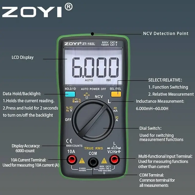 ZOYI ZT-102L