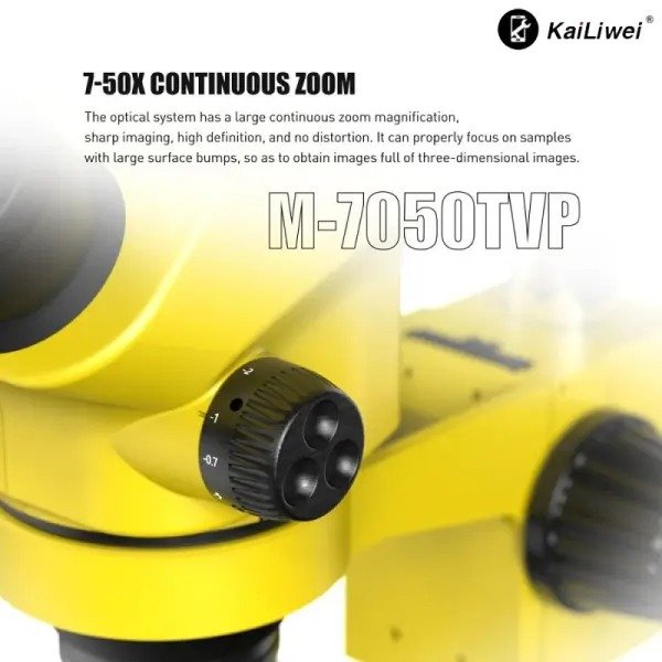 Kailiwei M-7050TVP 3D Trinocular Stereo Microscope